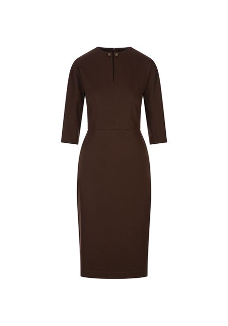 Abito Midi In Jersey Marrone FABIANA FILIPPI | ABD215F1660000L5211269